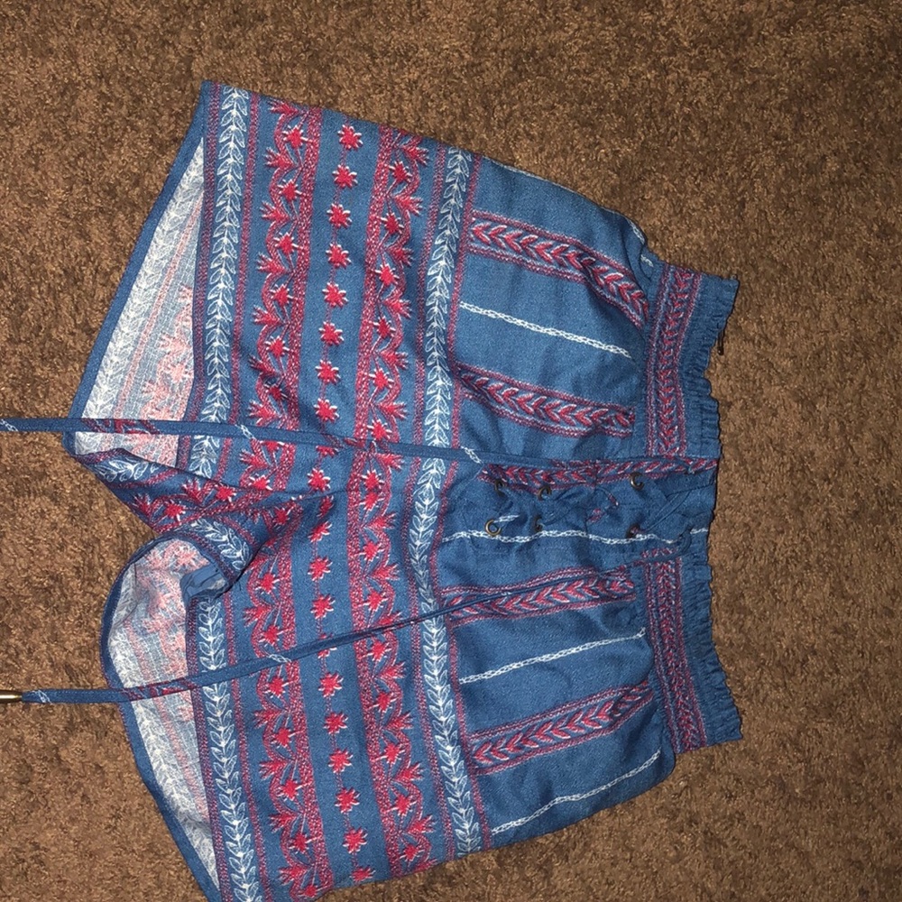 High waisted moon river shorts,